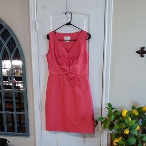 Kate Spade Mina Silk Blend Sheath Dress Strawberry